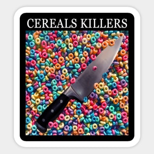 cereal knifes Sticker